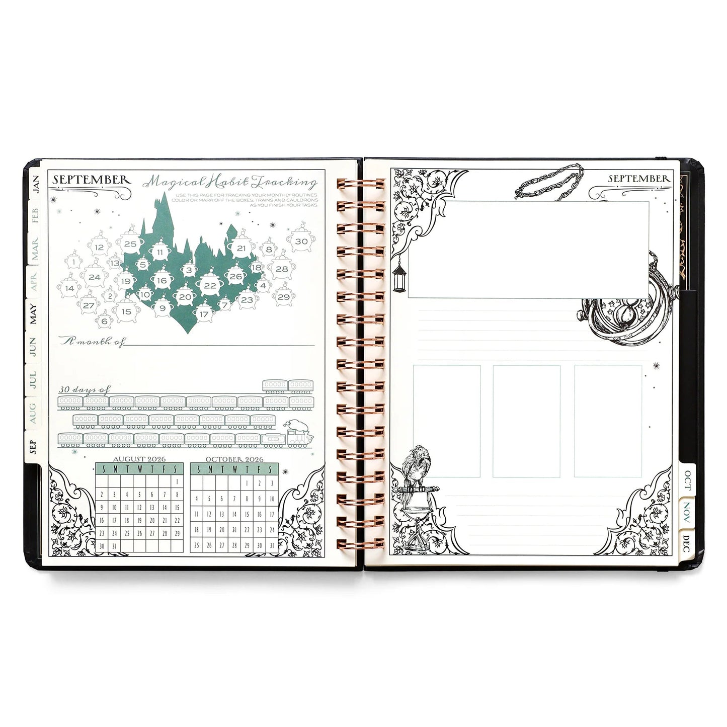 Hogwarts 2026 Magical Weekly Planner — Hardcover