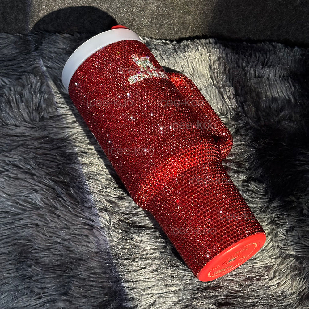Dr Pepper Tumbler 40oz Diamond Studded