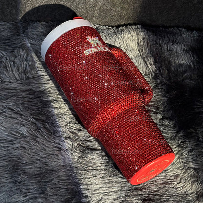 Dr Pepper Tumbler 40oz Diamond Studded
