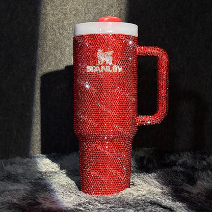 Dr Pepper Tumbler 40oz Diamond Studded