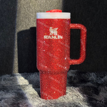 Dr Pepper Tumbler 40oz Diamond Studded