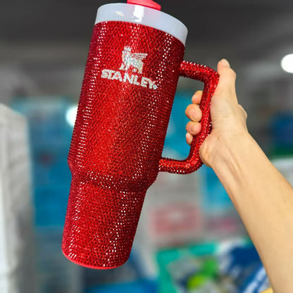 Dr Pepper Tumbler 40oz Diamond Studded