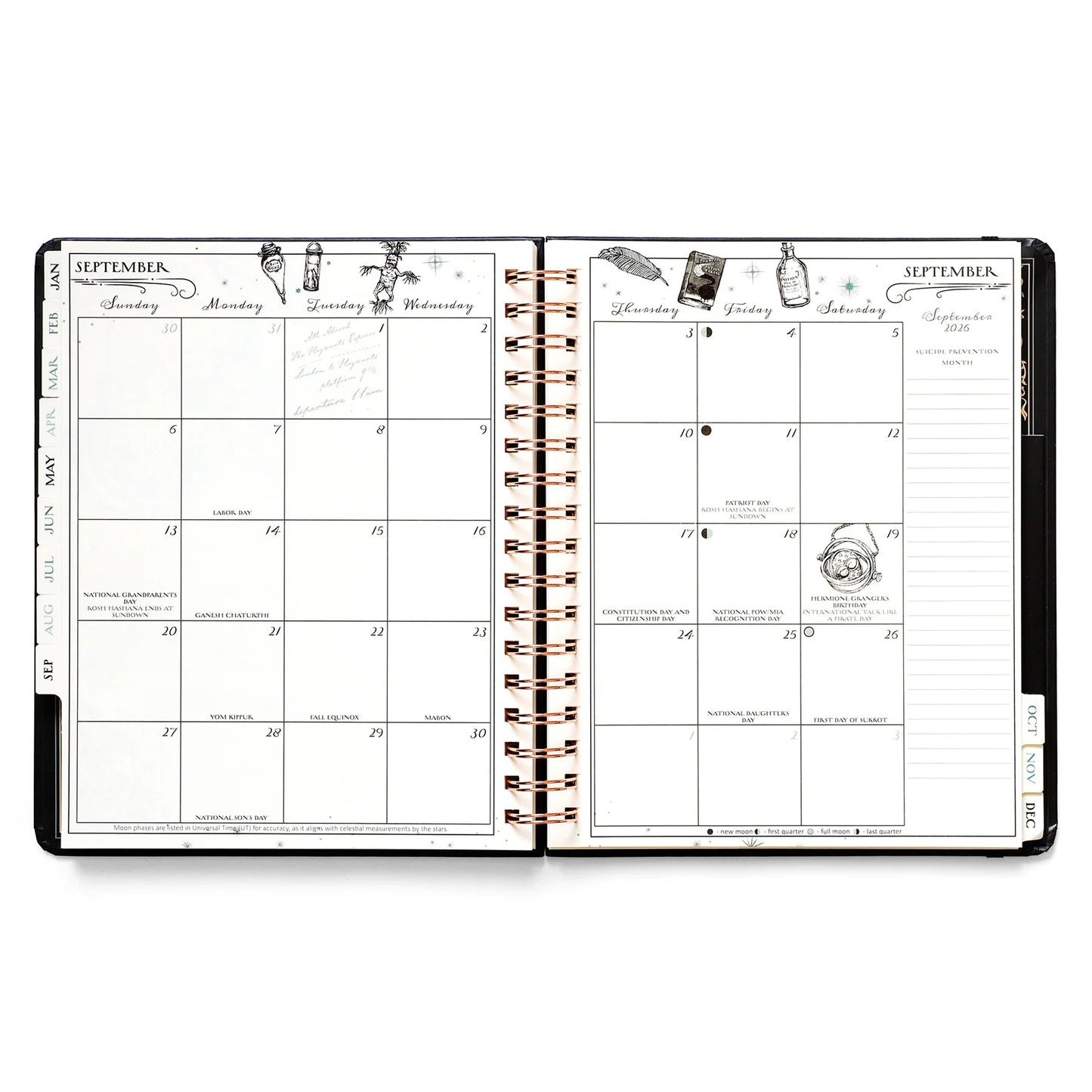 Hogwarts 2026 Magical Weekly Planner — Hardcover