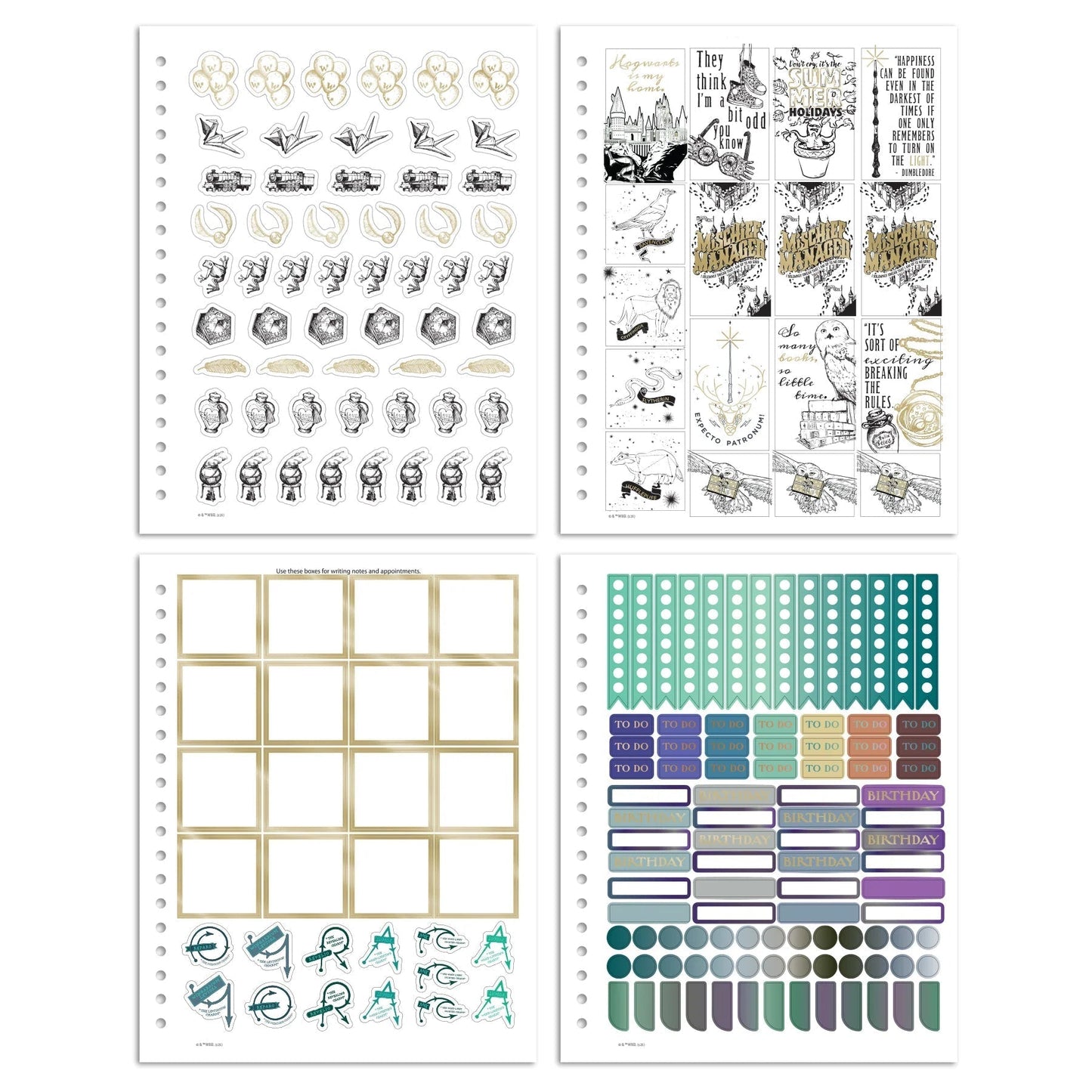 Hogwarts 2026 Magical Weekly Planner — Hardcover