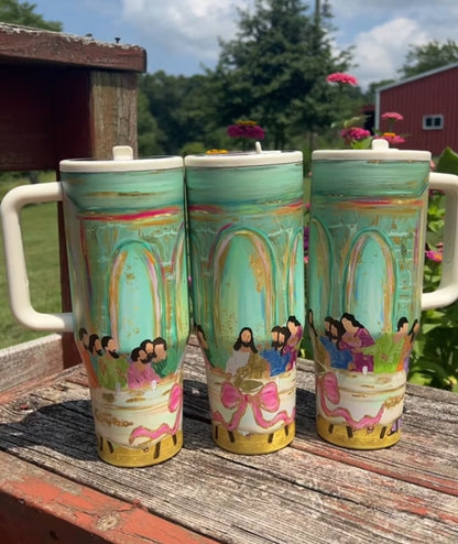 Sacred Sip – The Last Supper Tumbler