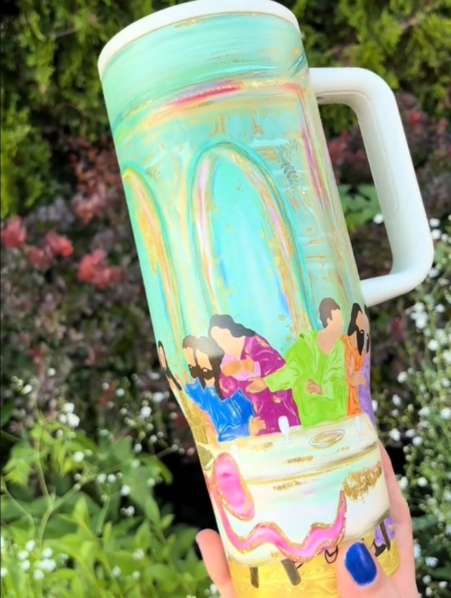 Sacred Sip – The Last Supper Tumbler